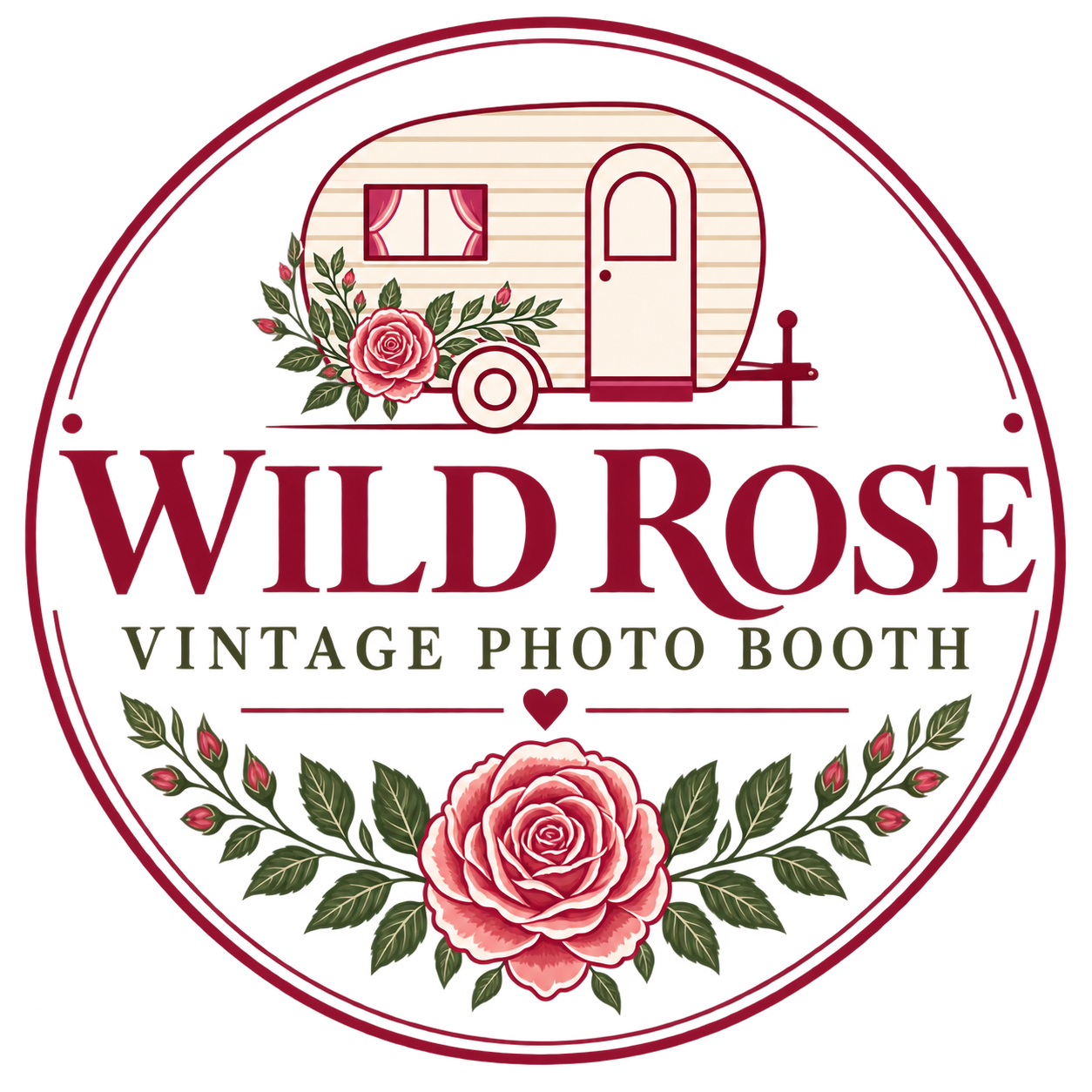 Wild Rose Vintage Photo Booth